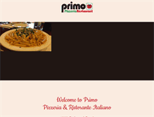 Tablet Screenshot of primopizzasi.com